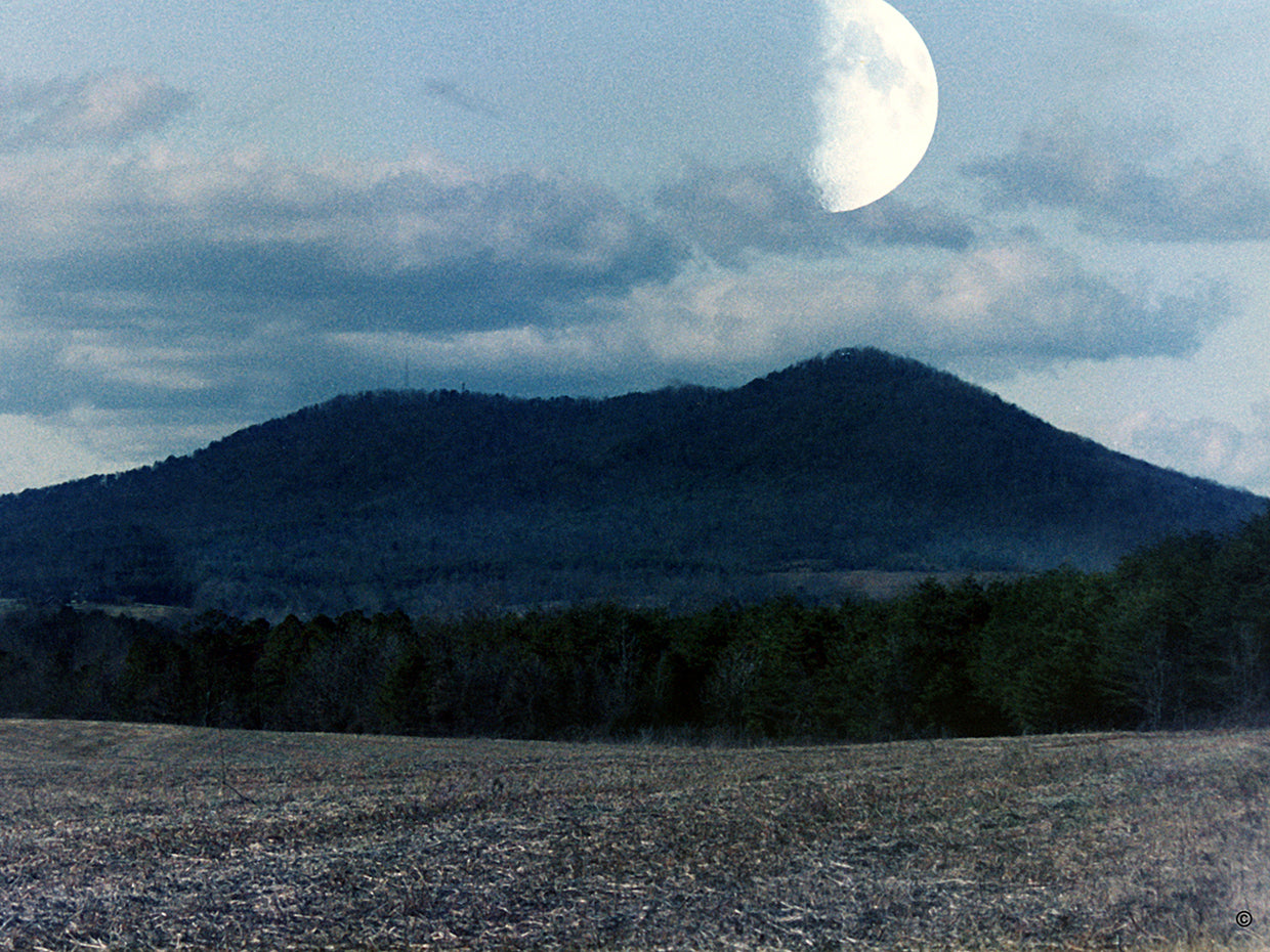 Moon Over Mountain View