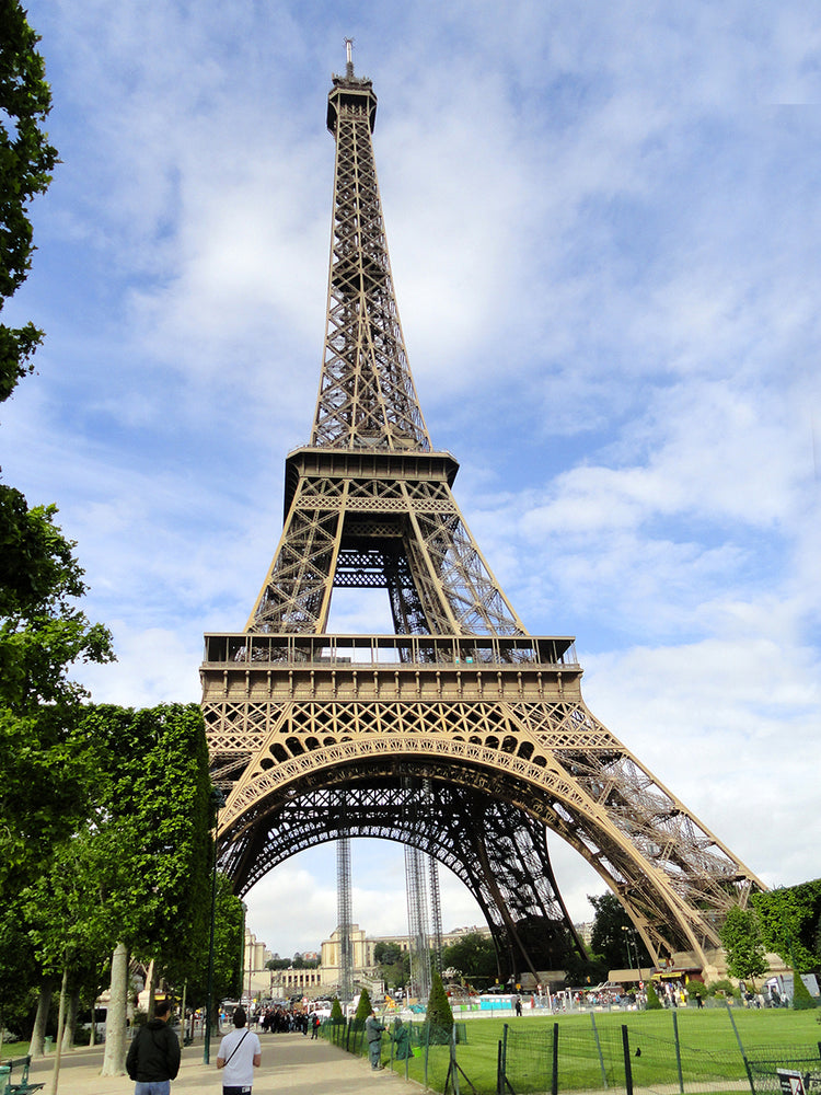 Arte de la lona de la torre Eiffel