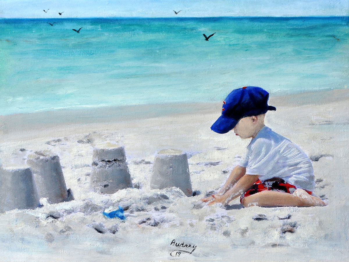 Bucket Castles Wall Art by Audrey | Fine Art Canvas