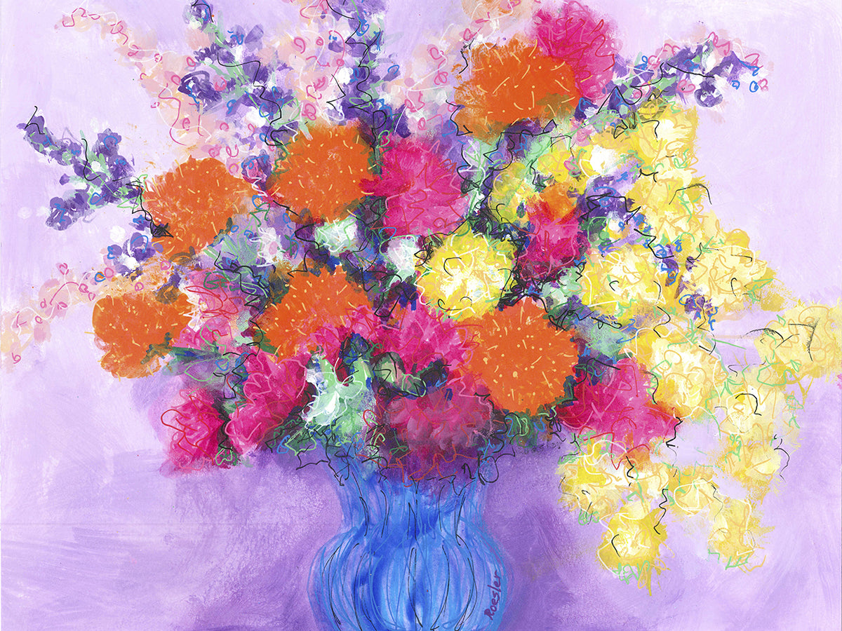 Orange You Glad Wall Art by Becky Roesler Art | Fine Art Canvas