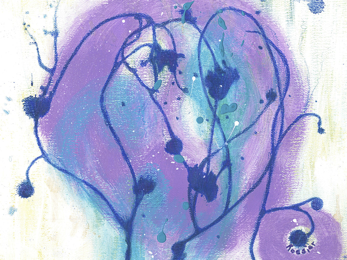 Wisteria Dream 1 Wall Art by Becky Roesler Art | Fine Art Canvas