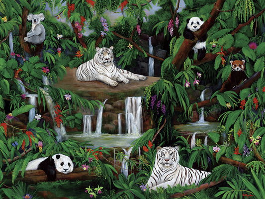 Friends In The Rainforest Canvas Art