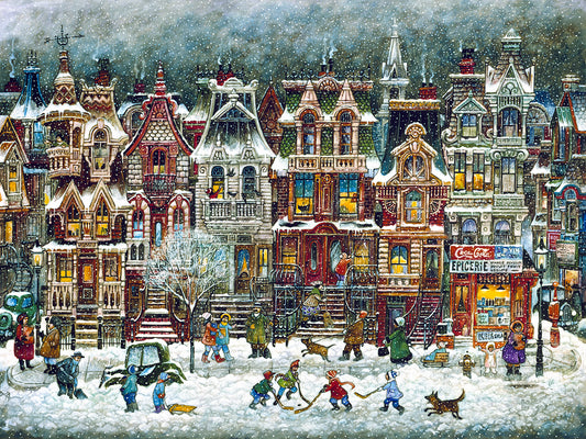 Montreal Winter Canvas Art