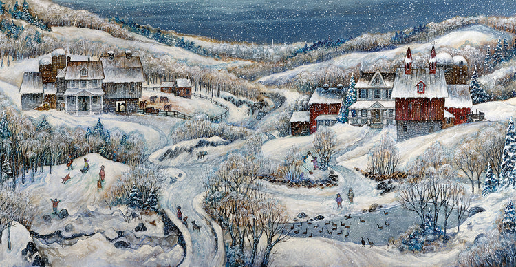 Cuando llega el invierno 2... Arte en lienzo