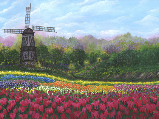 Tulip Garden Canvas Art