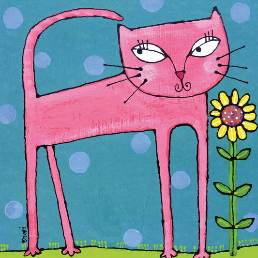 Pink Kitty Canvas Print