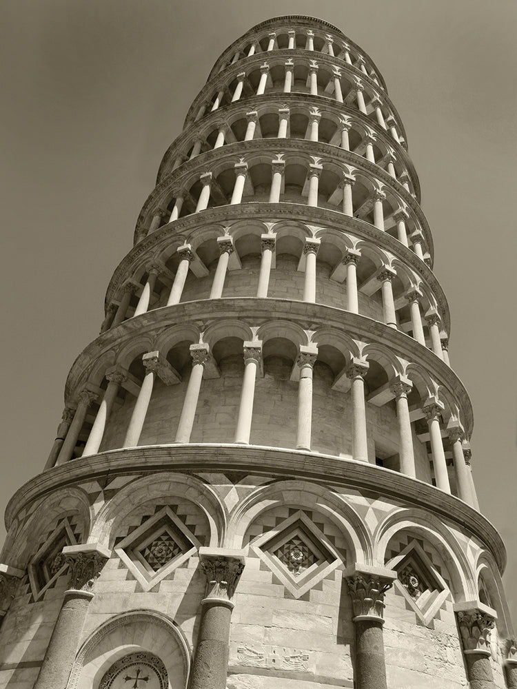 Arte de la lona de la torre de Pisa II