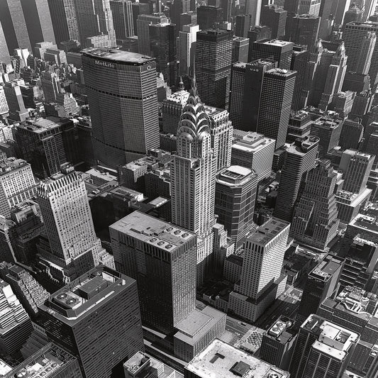 Chrysler Building And Midtown Manhattan