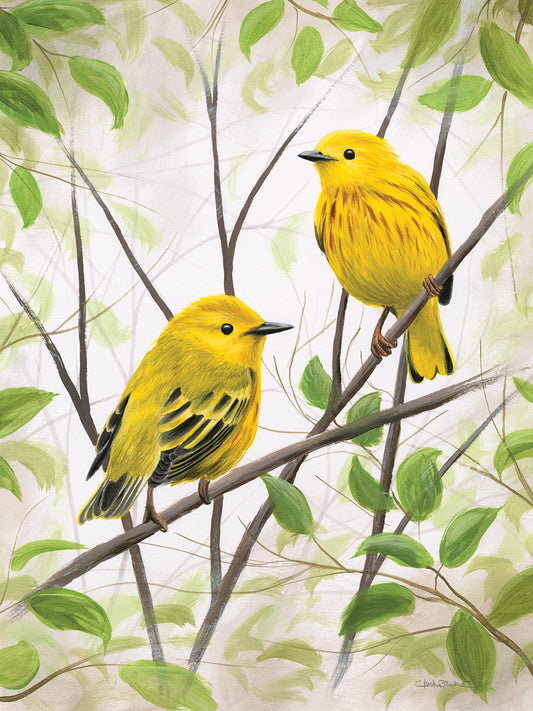 Springtime Warblers Canvas Print
