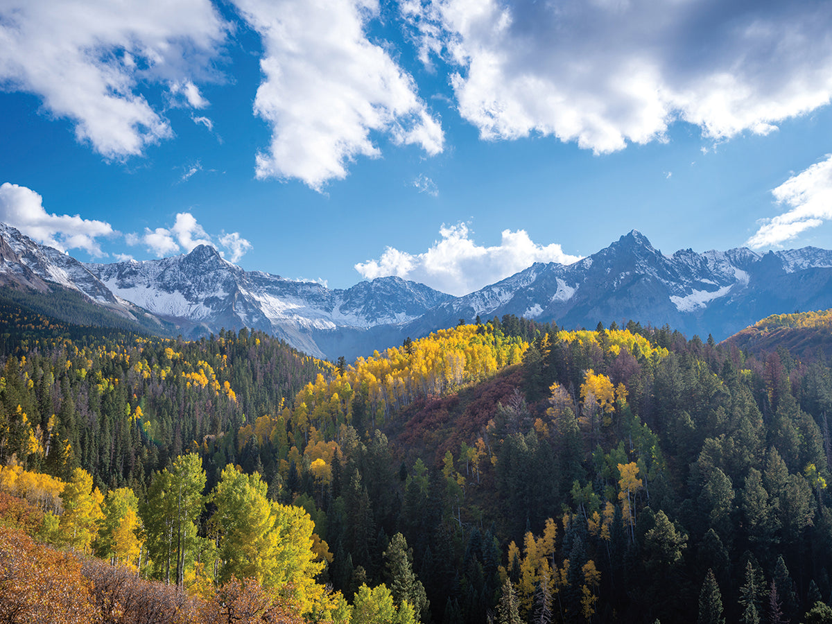 Sun and Mountains