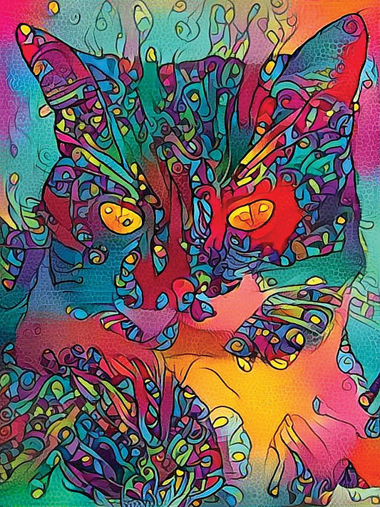 Rainbow Cat 12 Canvas Prints