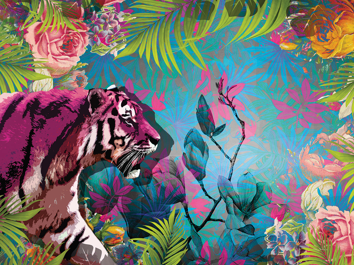 Pink Tiger Floral