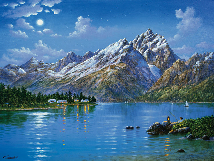 Arte de la lona de Grand Tetons