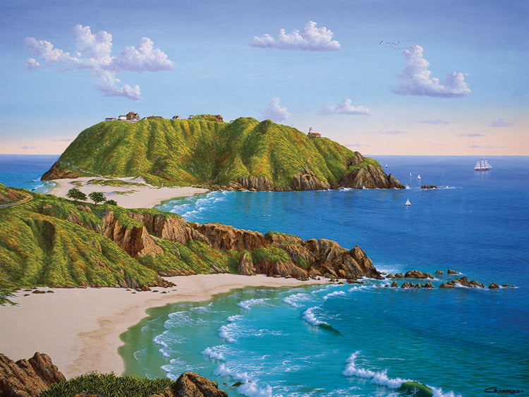 Arte de la lona de Point Sur, CA
