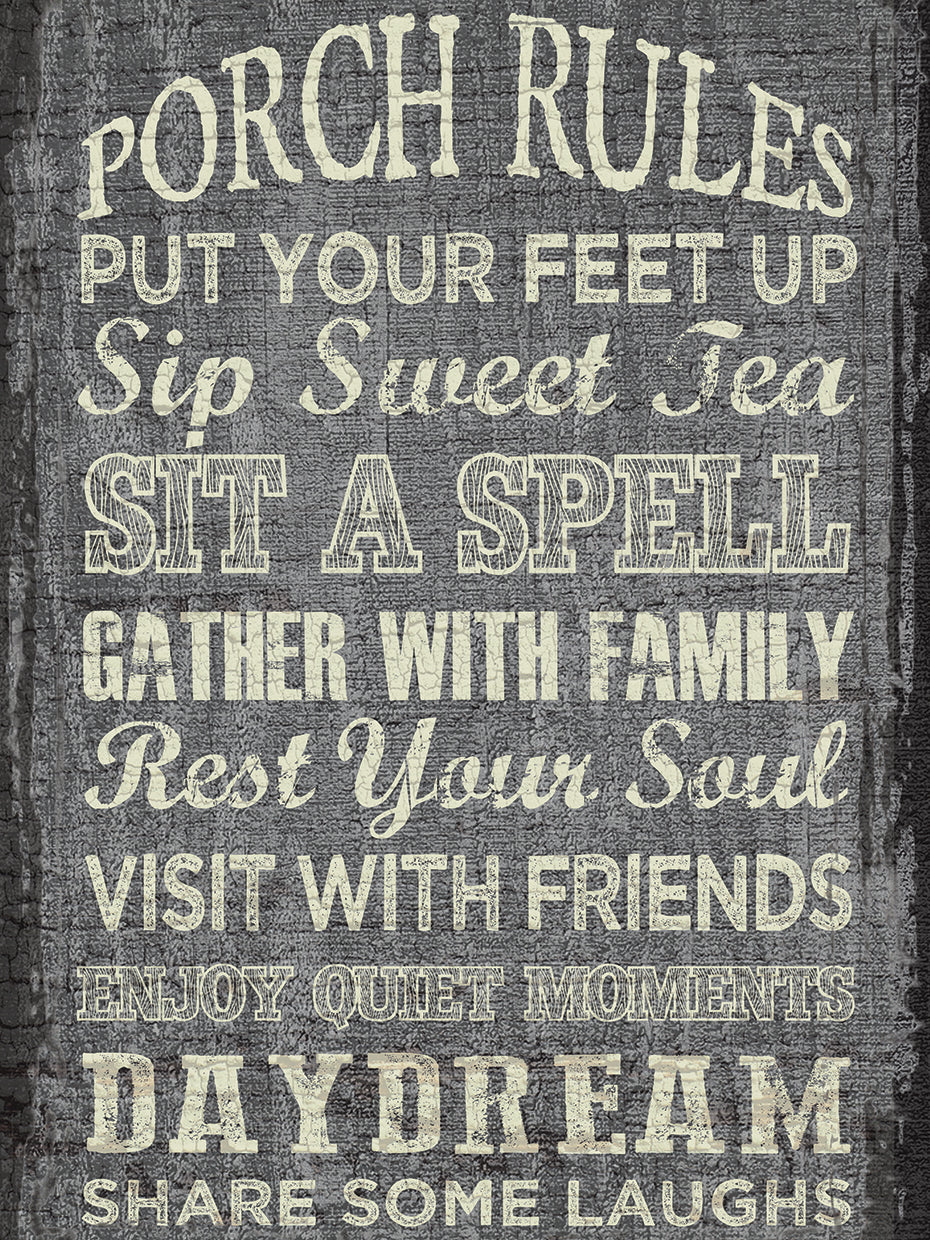 Porch Rules
