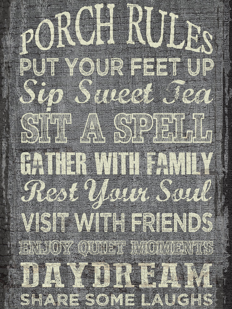 Porch Rules