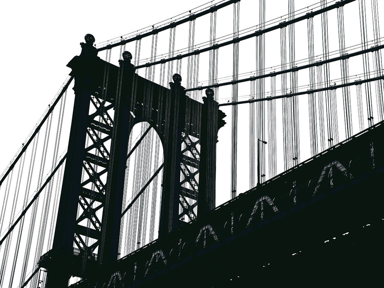 Manhattan Bridge Silhouette