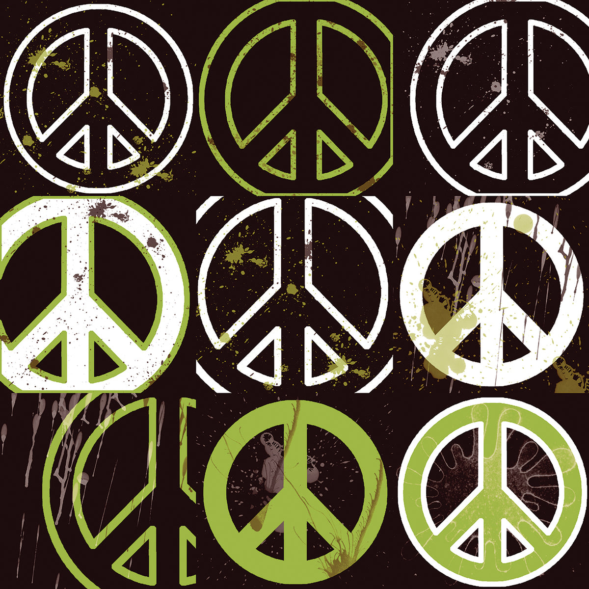 Peace Mantra Green