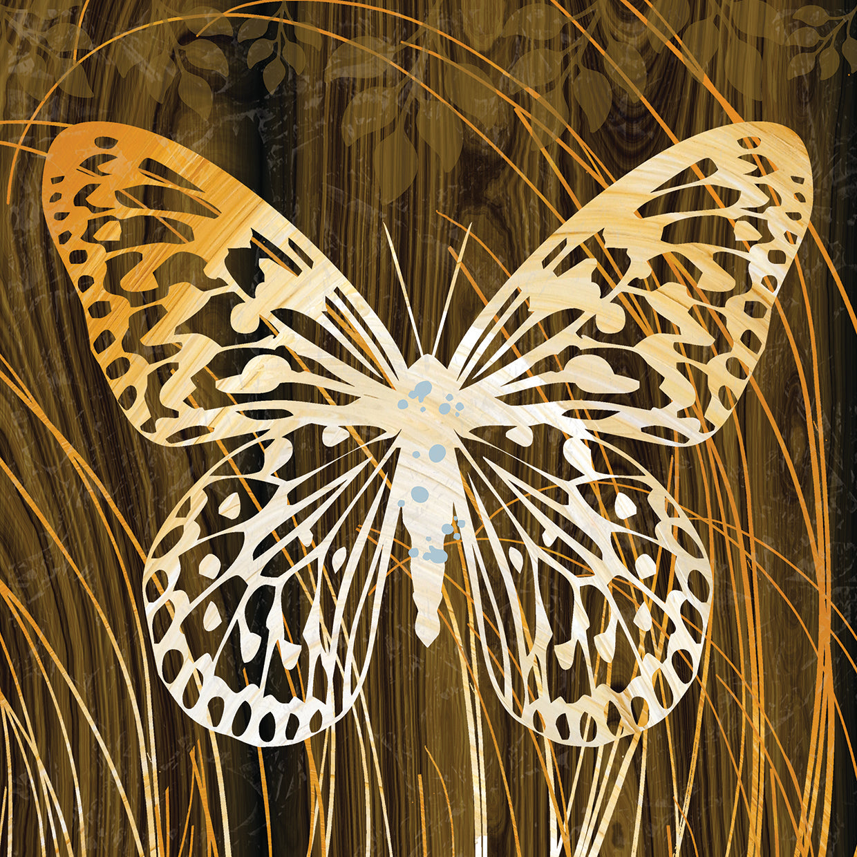 Butterflies & Leaves II