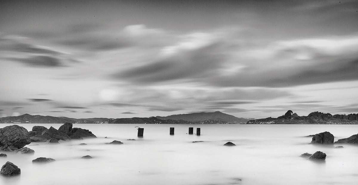 Four Pilings and Mount Tam