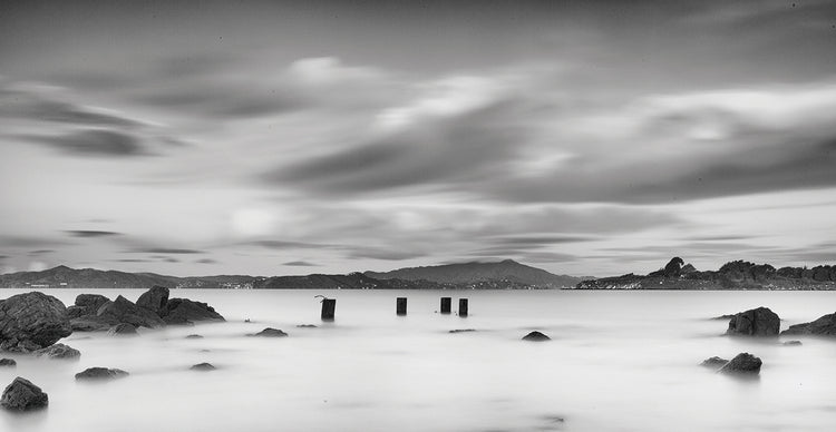 Four Pilings and Mount Tam