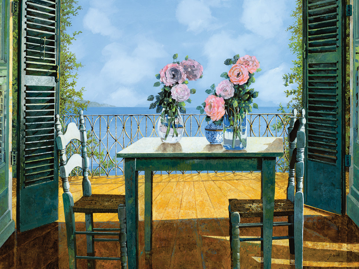 Le Rose E Il Balcone