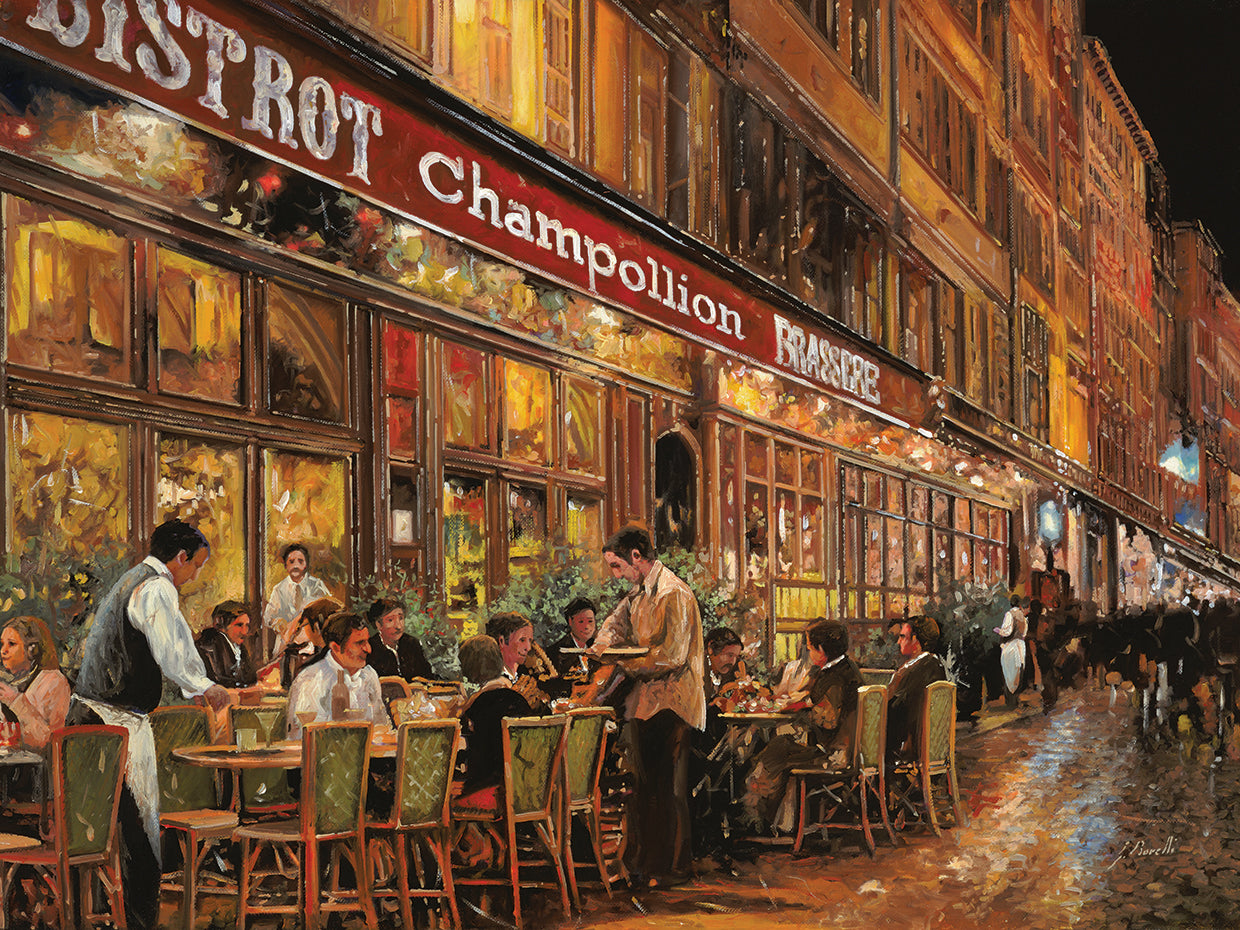 Cuadro Bistrot Champollion