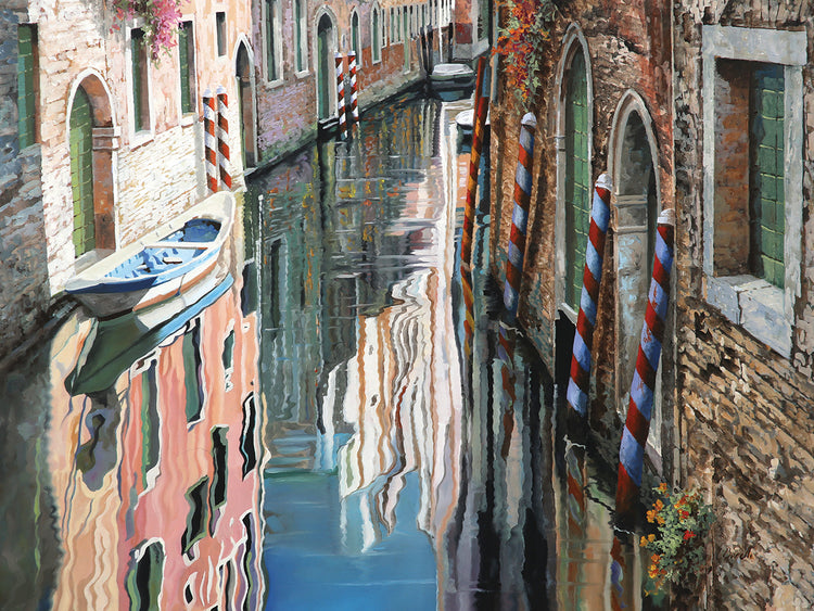 Lienzo Riflessi Colorati a Venezia
