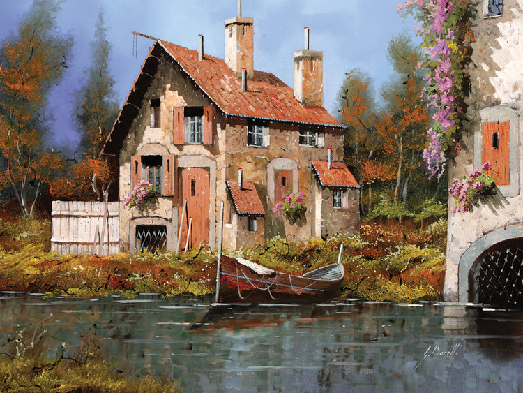 Cuadro La Casa Sul Fiume