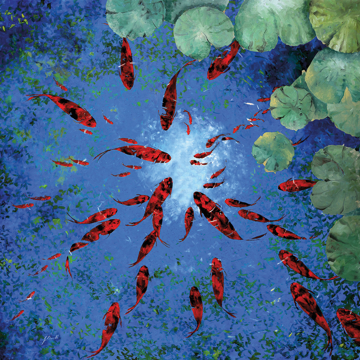 Acqua Blu e Pesci Rossi