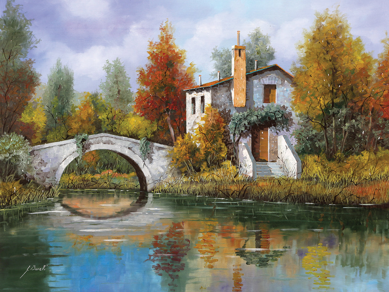 Arte de la lona de Paesaggio Pastellato