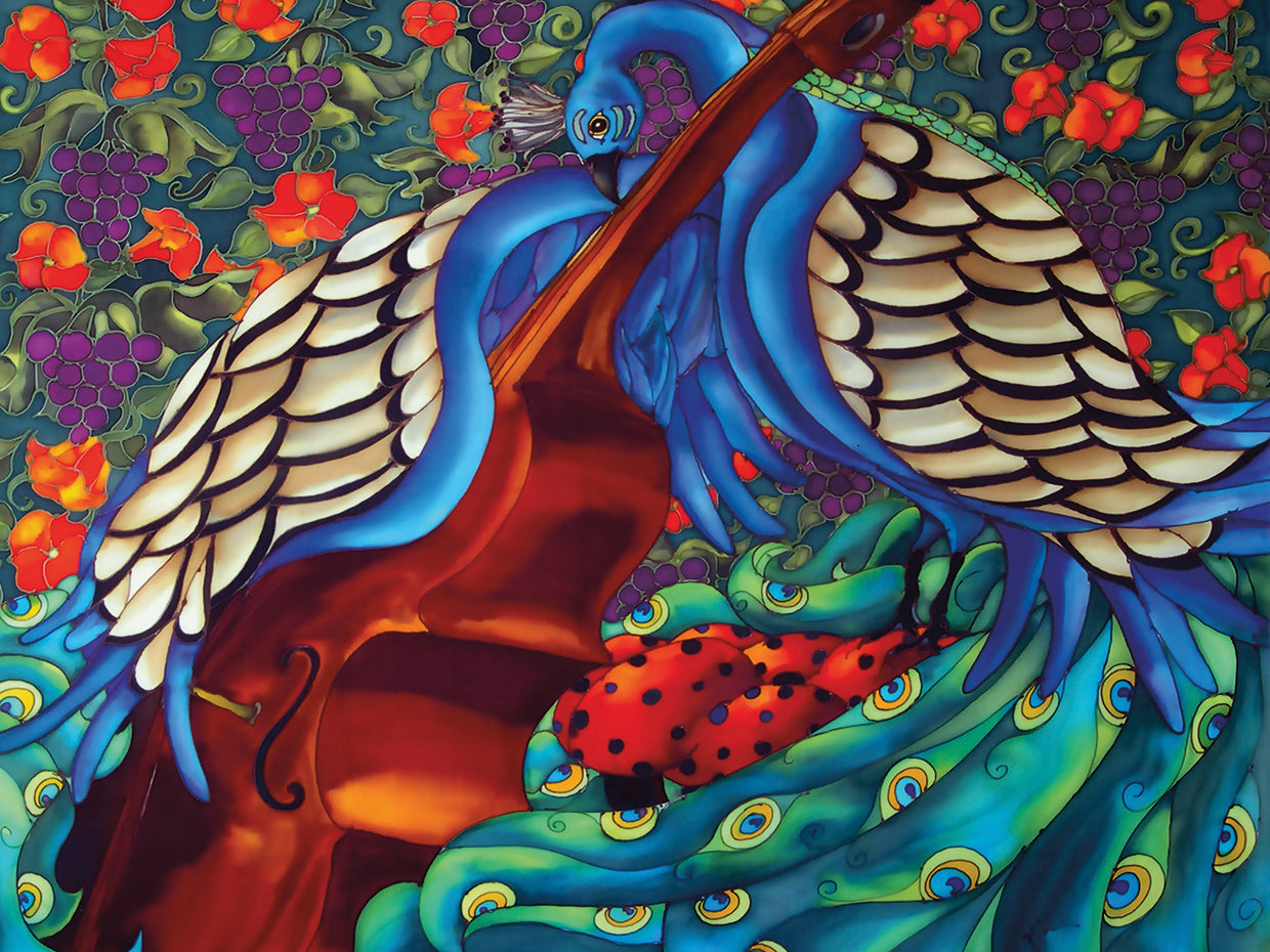 Peacock And Cello