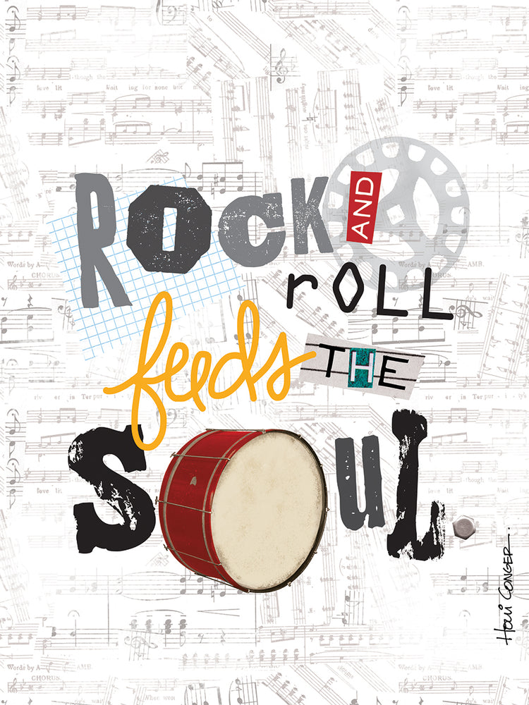 Arte de la lona del rock and roll 1
