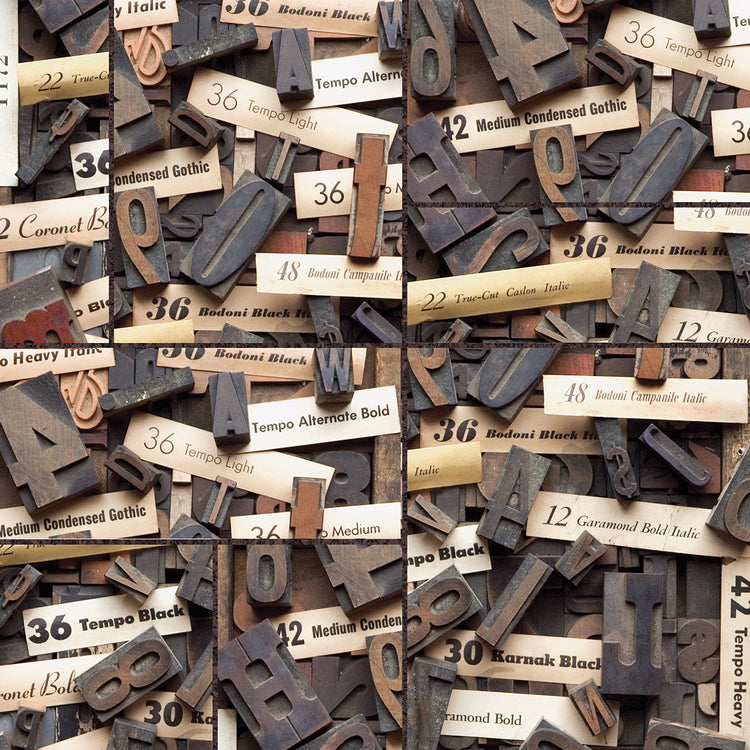 Tipografía Fotografía 6 Arte de la lona