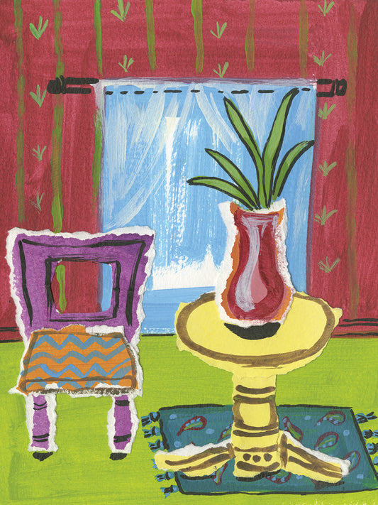 Sunroom with Vase