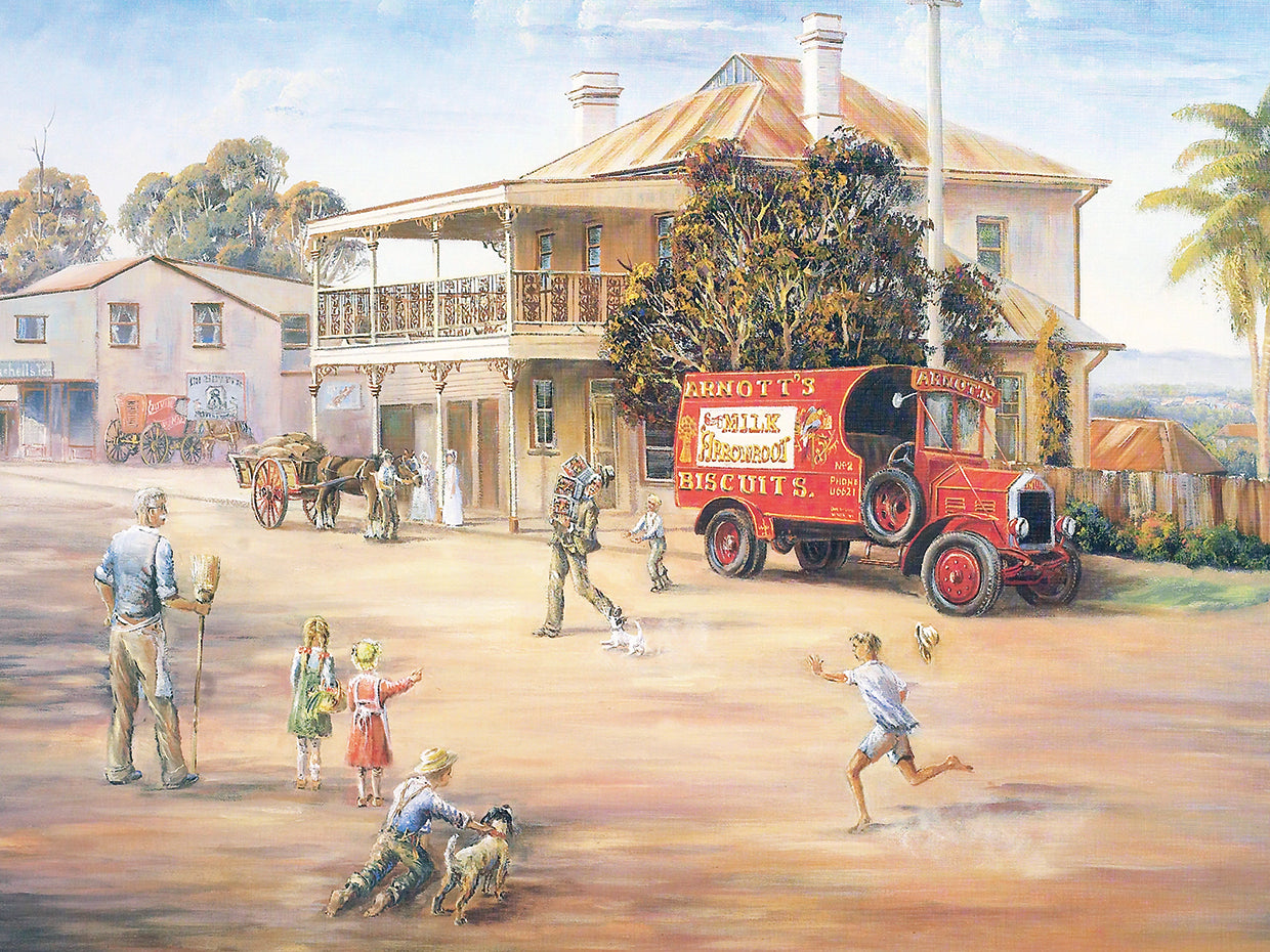 Arte de lienzo de Main St. Melodrama