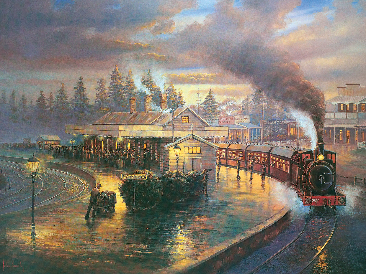 Una noche mojada - Katoomba Canvas Art