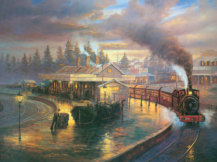 Una noche mojada - Katoomba Canvas Art