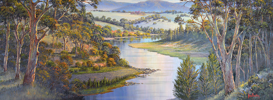 Morning Light Macleay Valley Canvas Art