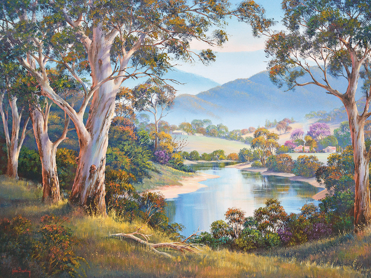 Spring Morning Ovens Valley Arte de la lona