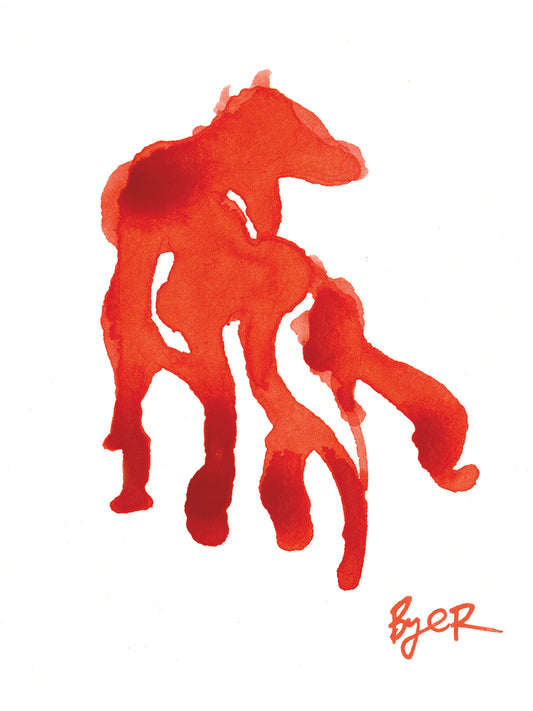 Red Horse Canvas Art