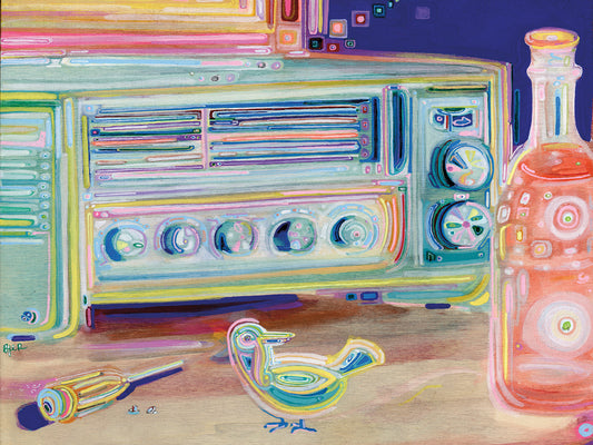 The Radio My Father Built Canvas Art