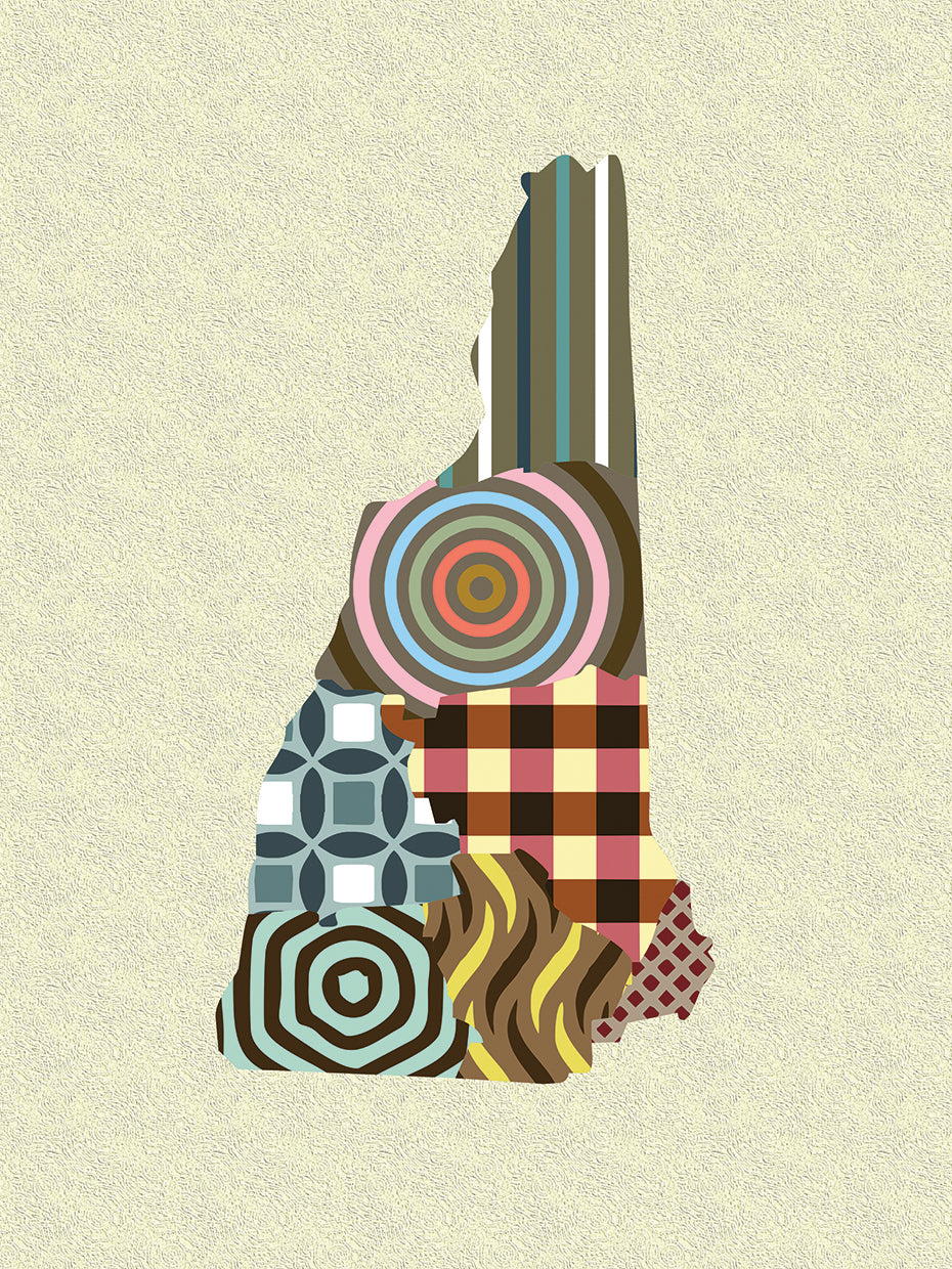 New Hampshire State Map