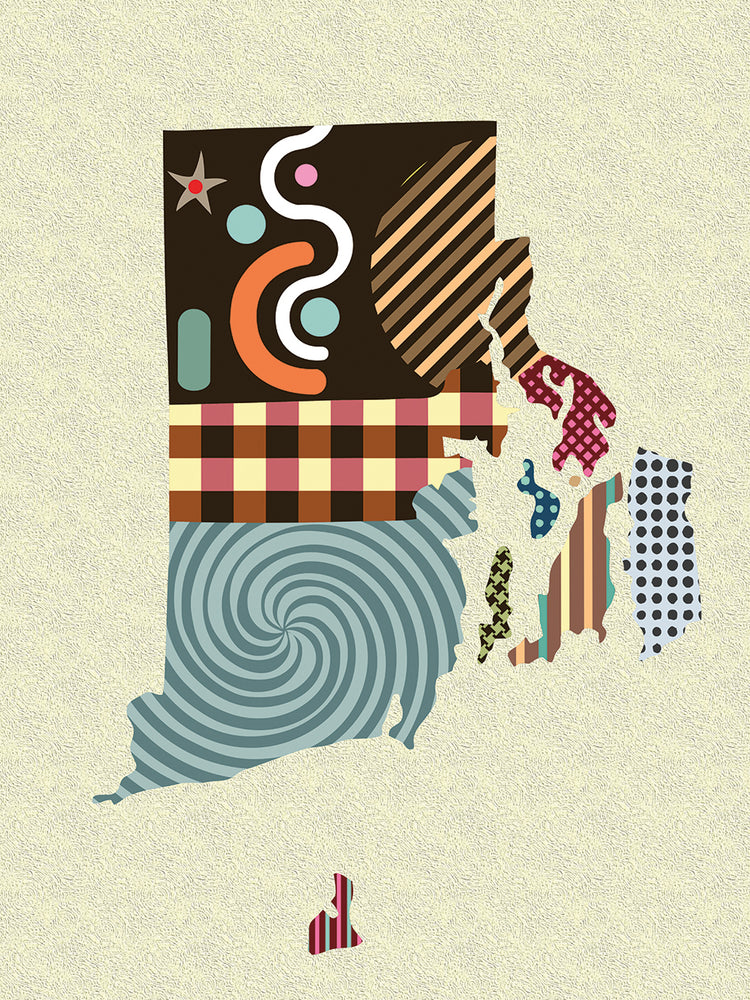 Rhode Island State Map