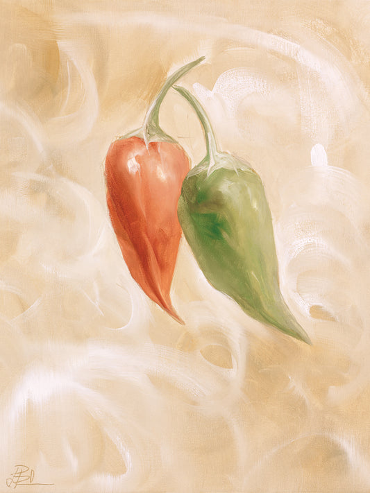 Hot Peppers II Canvas Print