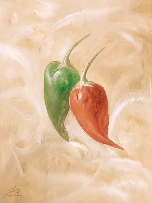 Hot Peppers IV Canvas Print