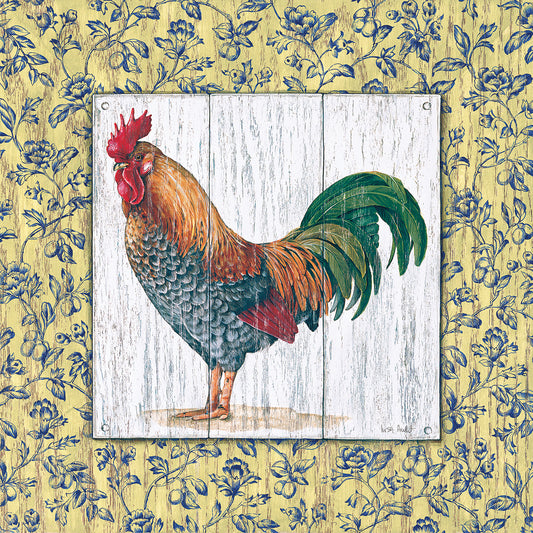 Rooster 4 Frame Canvas Print