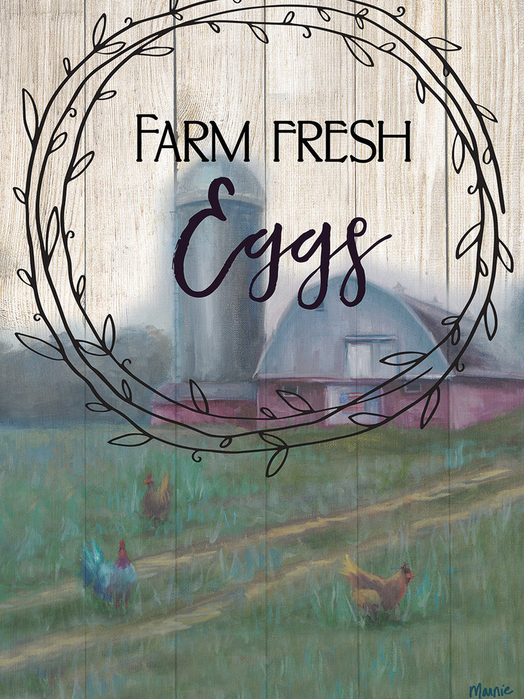 Farm Fresh Eggs-Circle