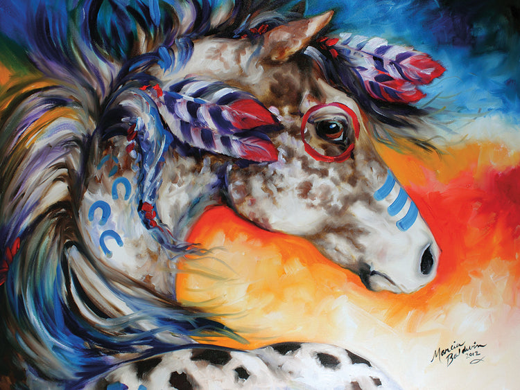 Appaloosa Indian War Horse