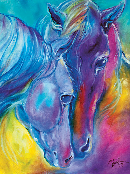 Color My World With Horses Loving Spirits Canvas Prints